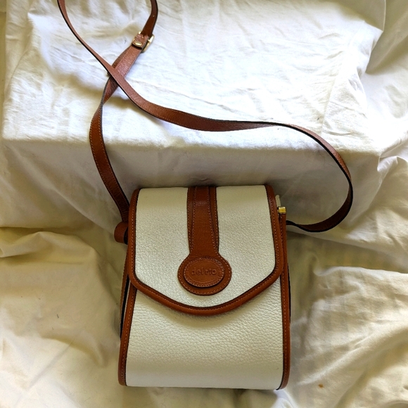 Delrio White and Brown Women's Bag - Picture 1 of 5